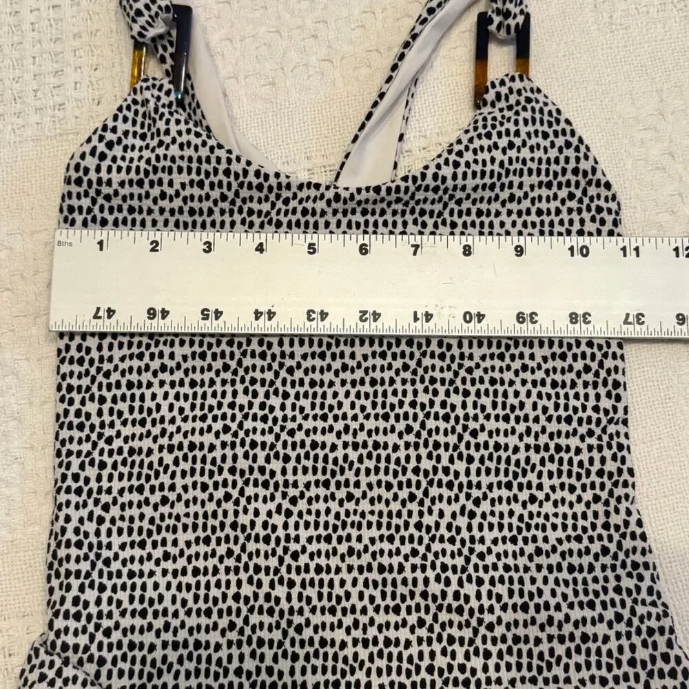 Anthropologie Tavik XS Jayce one piece tortoise detail swimsuit SW2 2965